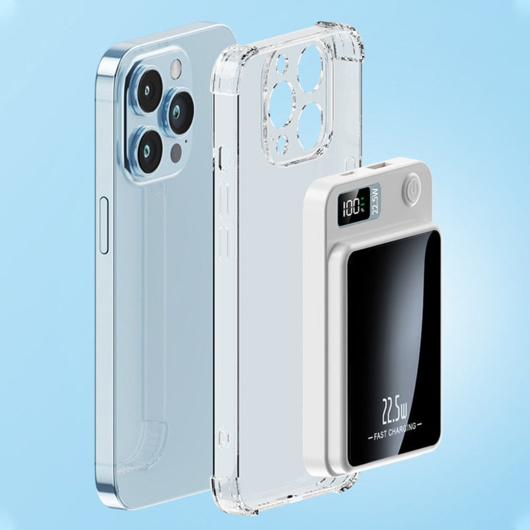 Chargeur Rapide Sans Fil Power Bank 20 000 mAh