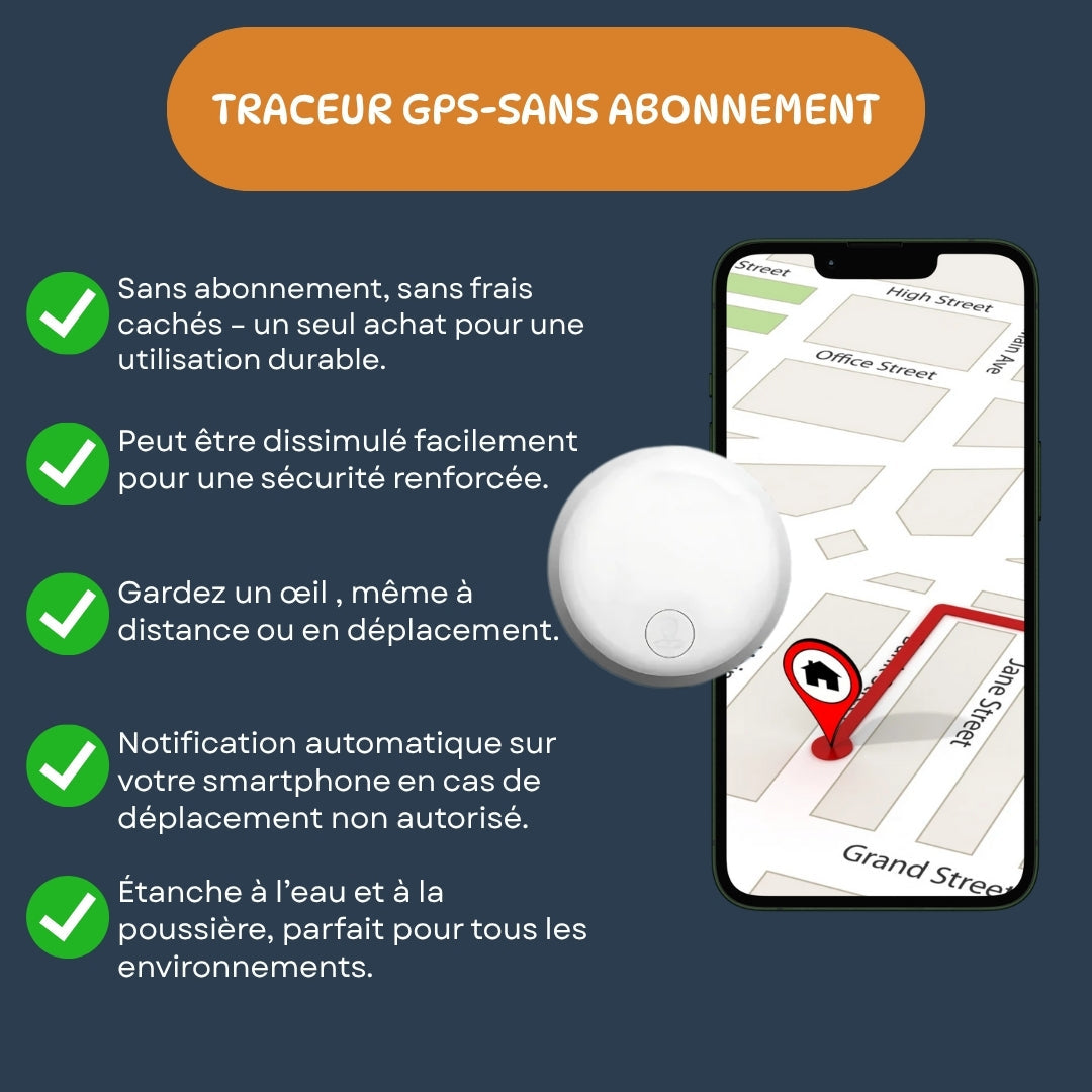 GPS pour Chien – Compatible iOS / Android, Sans Abonnement