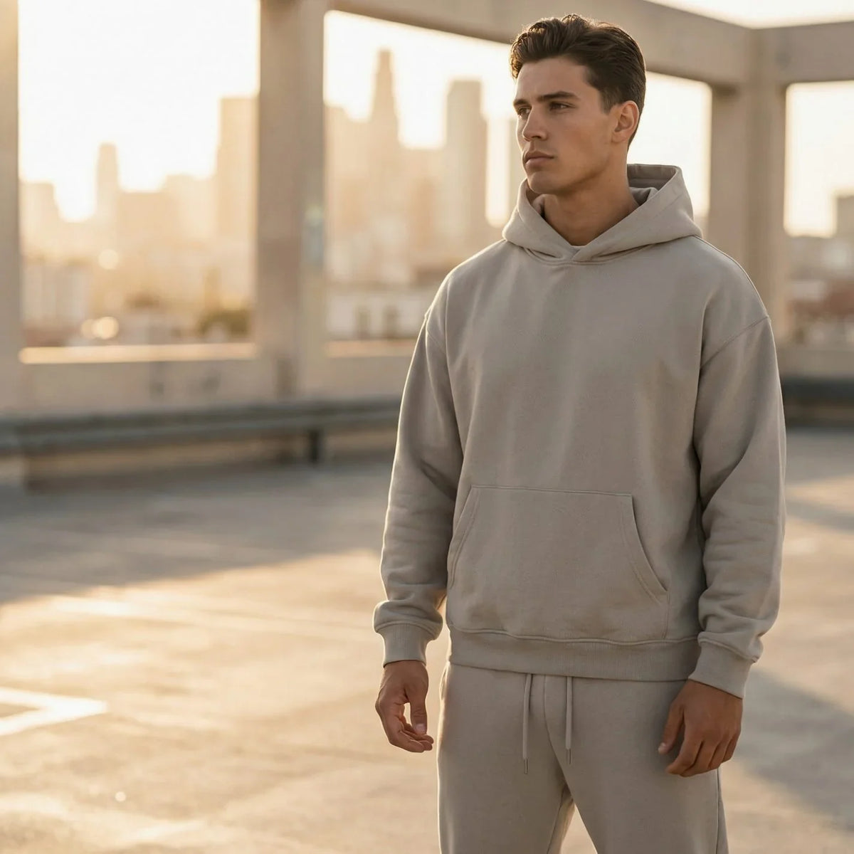 Ensemble Homme Sweat à Capuche et Jogger Ample — image originale 7