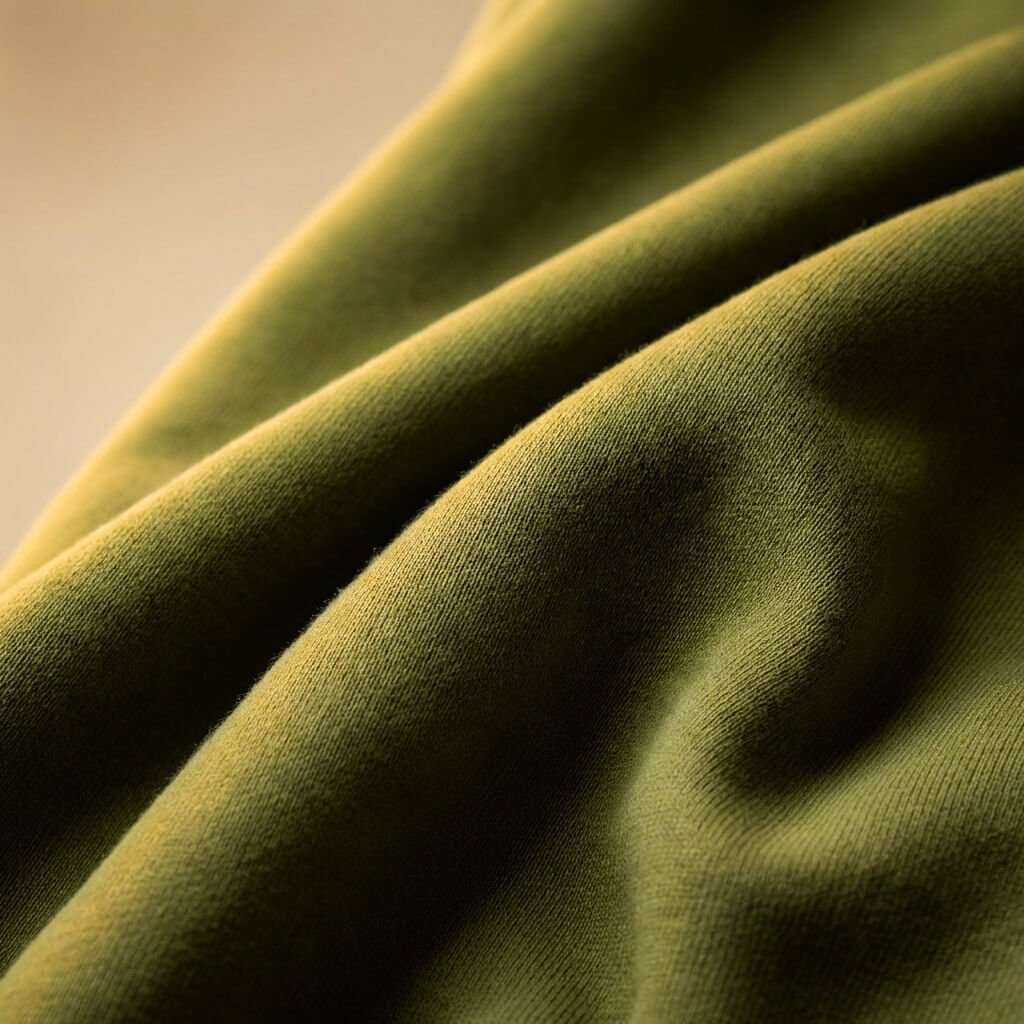 Sweat homme à capuche et col lacé – détail de la texture du tissu