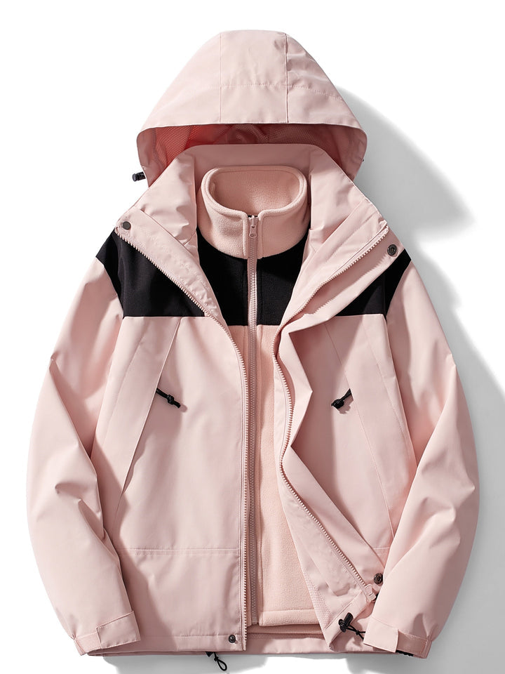 Veste outdoor : Rose.