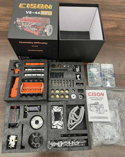 Maquette de moteur essence V8 avec CDI