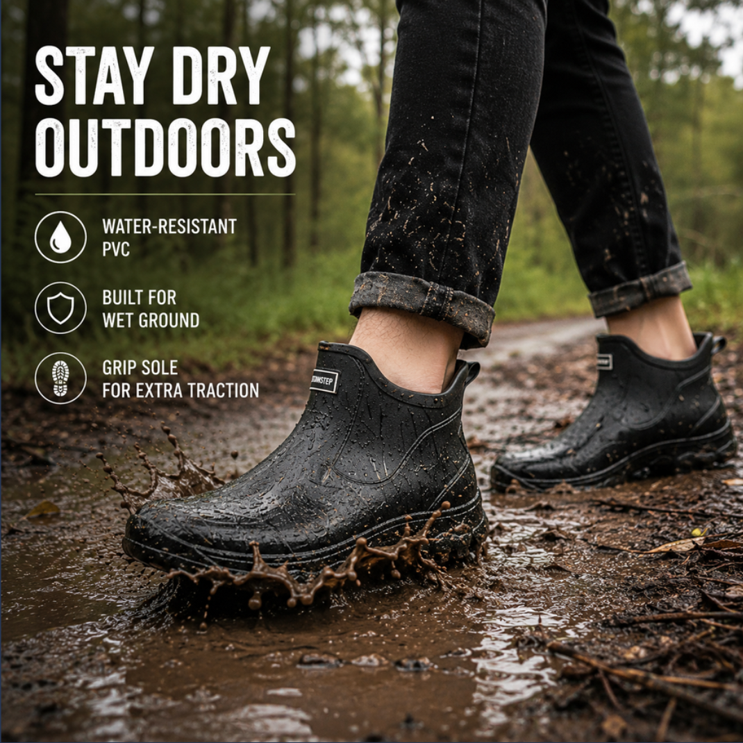 Bottes Imperméables en PVC – Jardinage, Pêche, Camping & Activités Extérieures