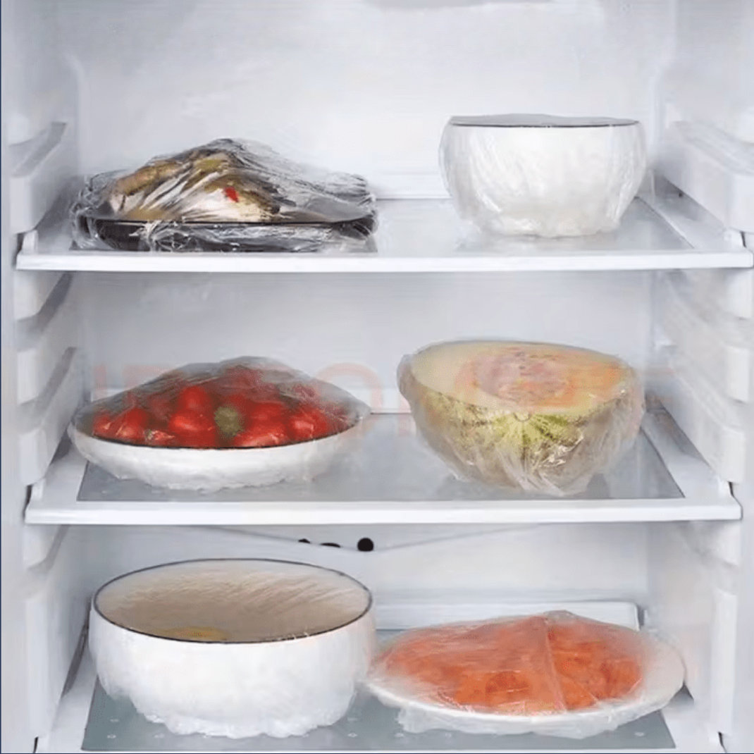 Couvercles Alimentaires Élastiques Jetables – Lot de 1000, Film PE jusqu’à 35 cm