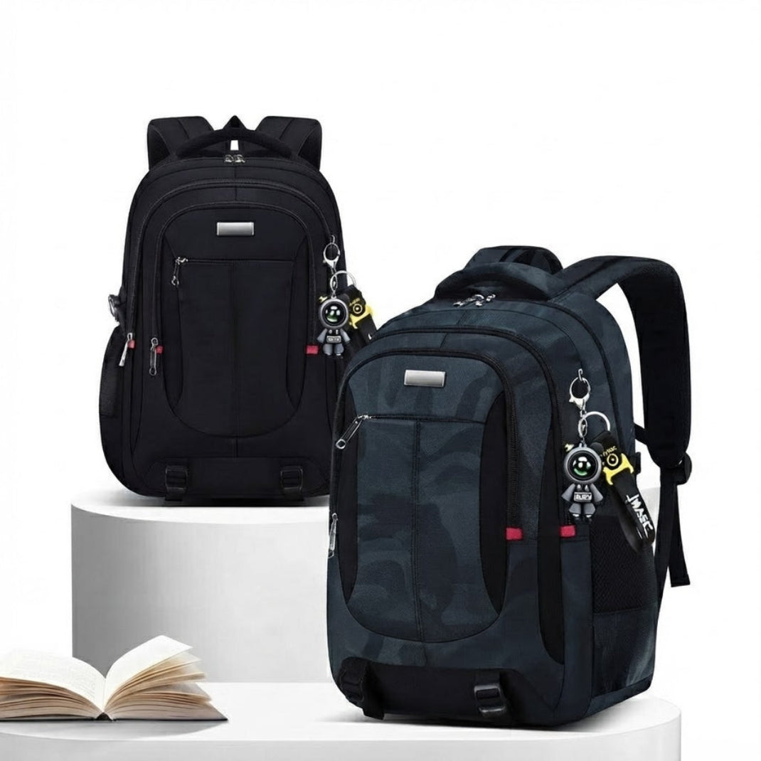 Sac à Dos Scolaire Ergonomique avec Compartiment pour Ordinateur Portable
