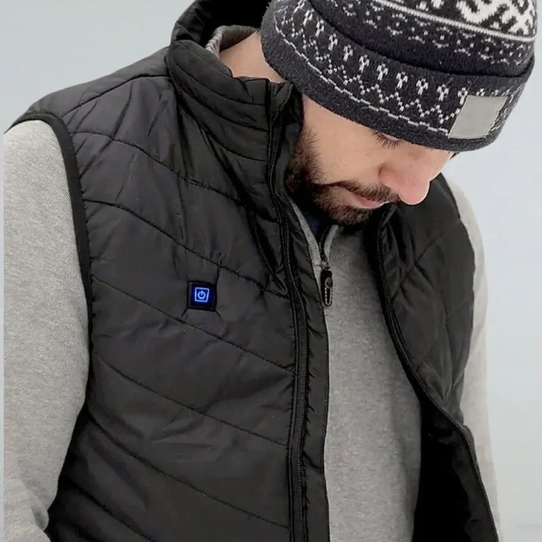 Gilet chauffant thermique unisexe