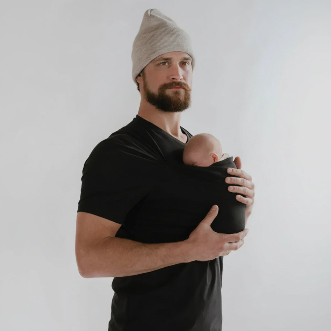 T-Shirt de Portage avec Poche Intégrée – Coton Extensible & Confort Peau à Peau
