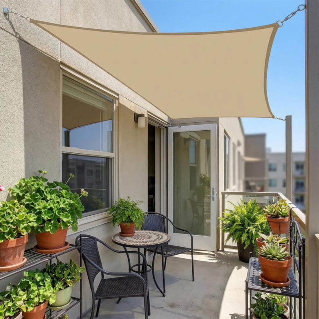 Pare-Soleil Rectangulaire Imperméable pour Terrasse et Balcon