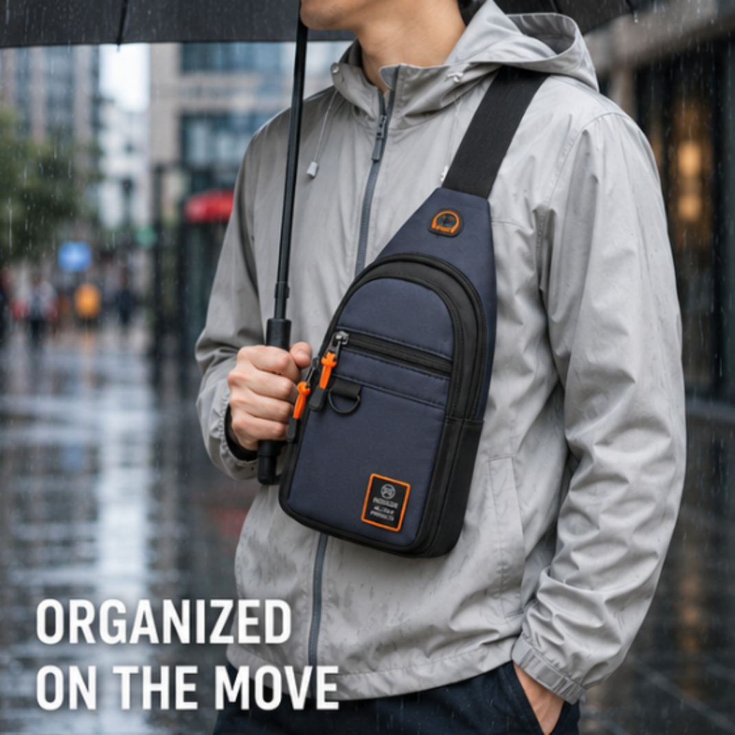 Sac Bandoulière Imperméable Multi-Compartiments