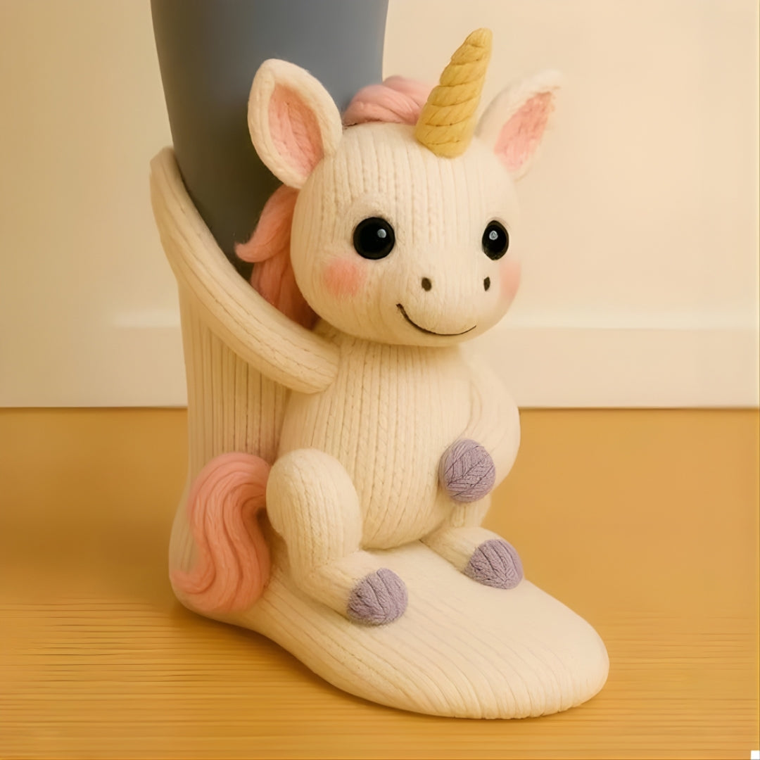 Chaussettes d'intérieur confortables unisexes chaudes et douces à motif animal