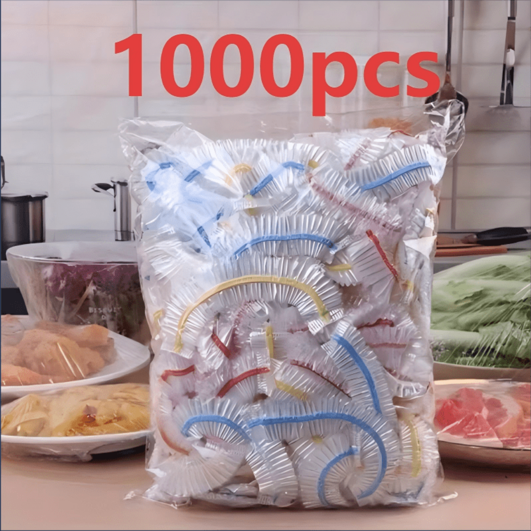Couvercles Alimentaires Élastiques Jetables – Lot de 1000, Film PE jusqu’à 35 cm