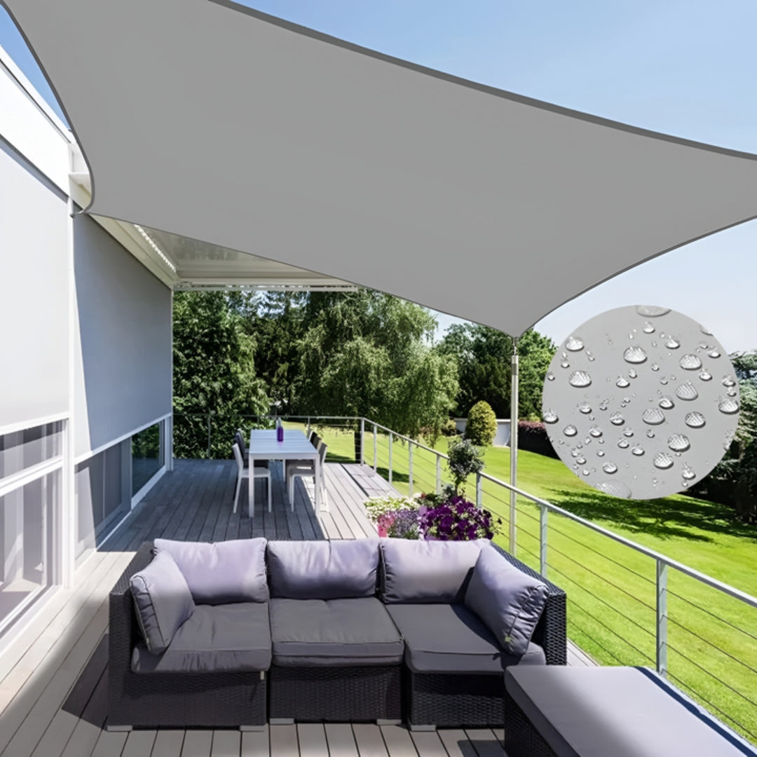 Pare-Soleil Rectangulaire Imperméable pour Terrasse et Balcon