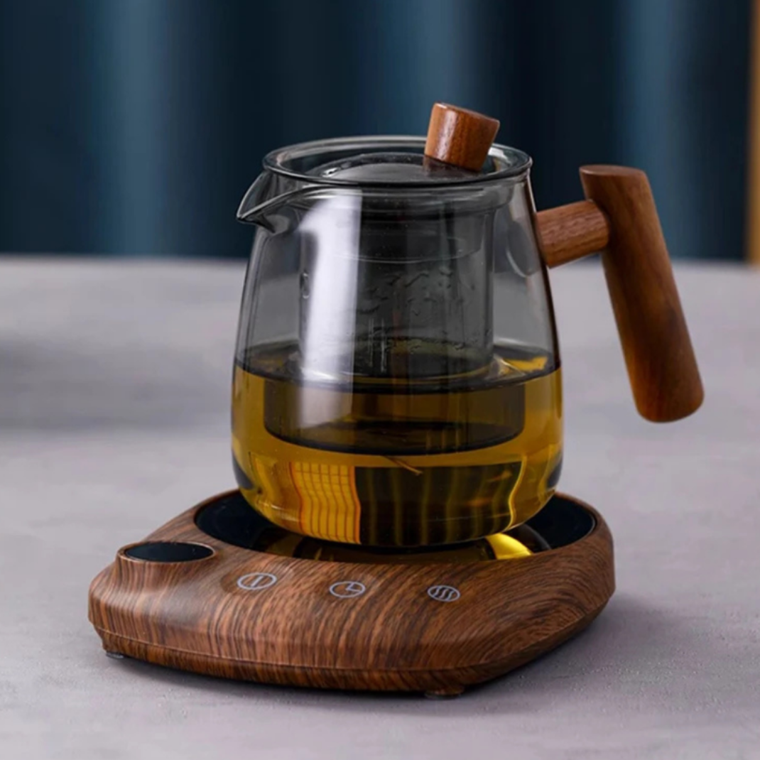 Chauffe-Tasse Électrique 200W – 5 Températures Réglables & Minuterie jusqu’à 12H