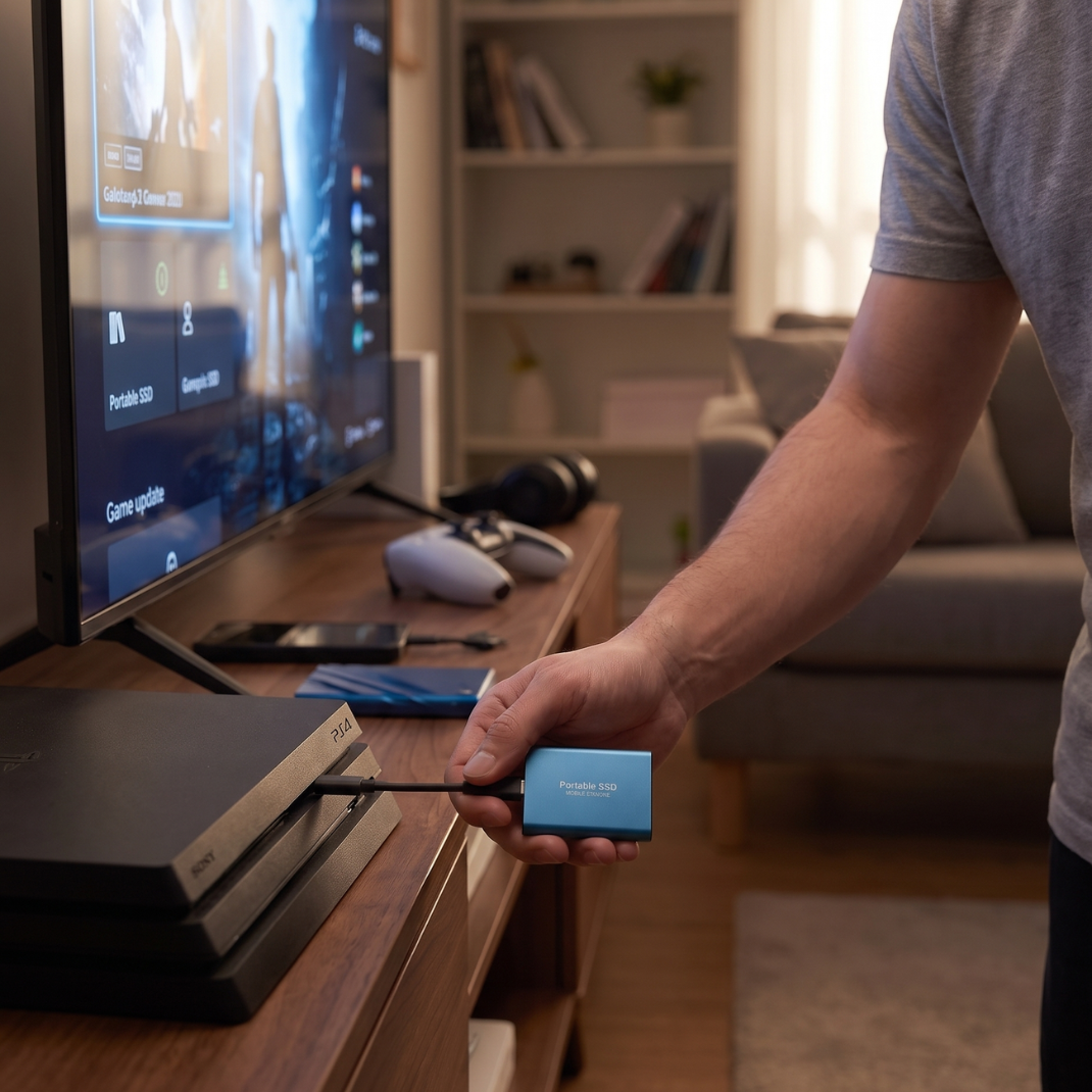 SSD Externe USB-C Haute Vitesse – Stockage Portable 1 To à 30 To pour Console & PC