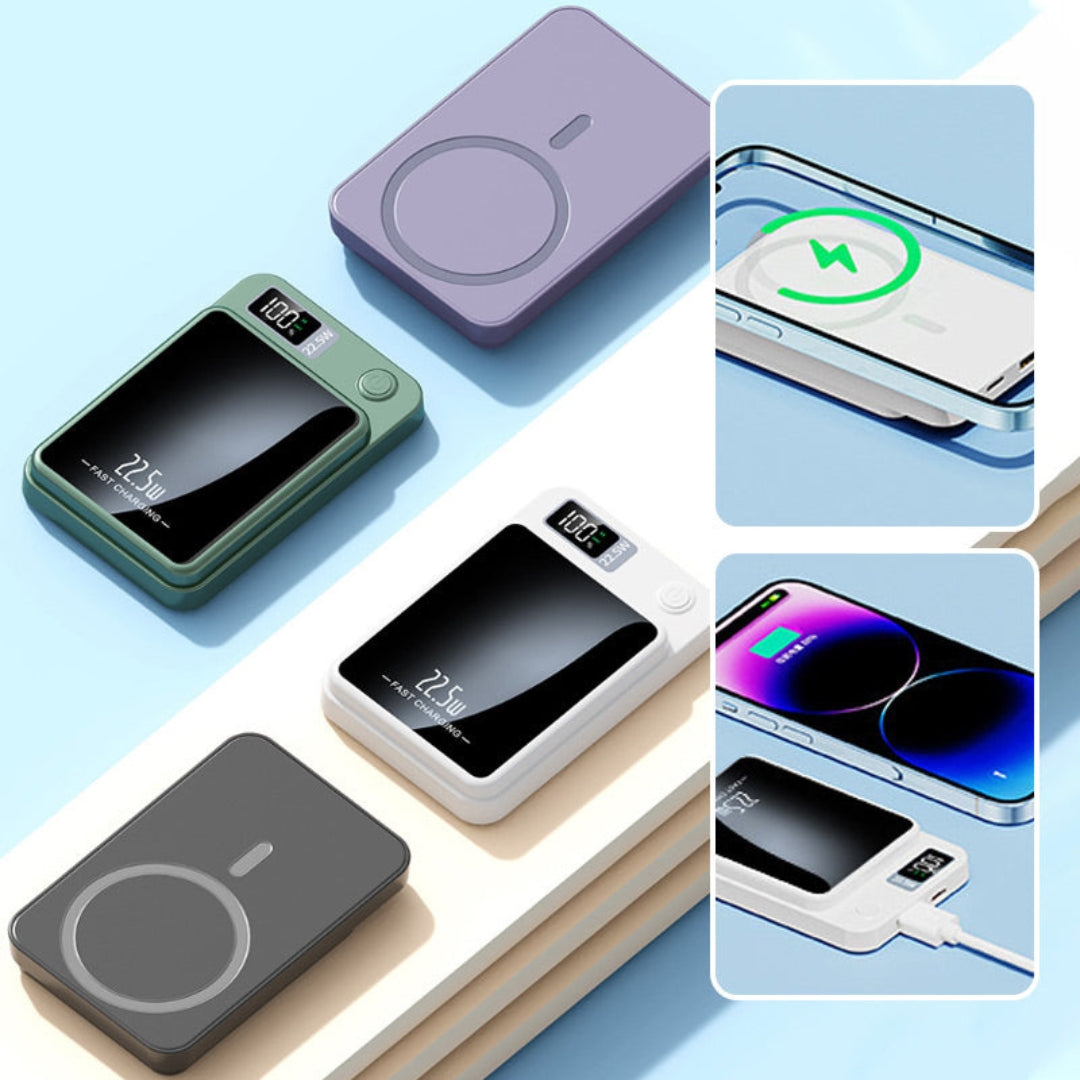Chargeur Rapide Sans Fil Power Bank 20 000 mAh