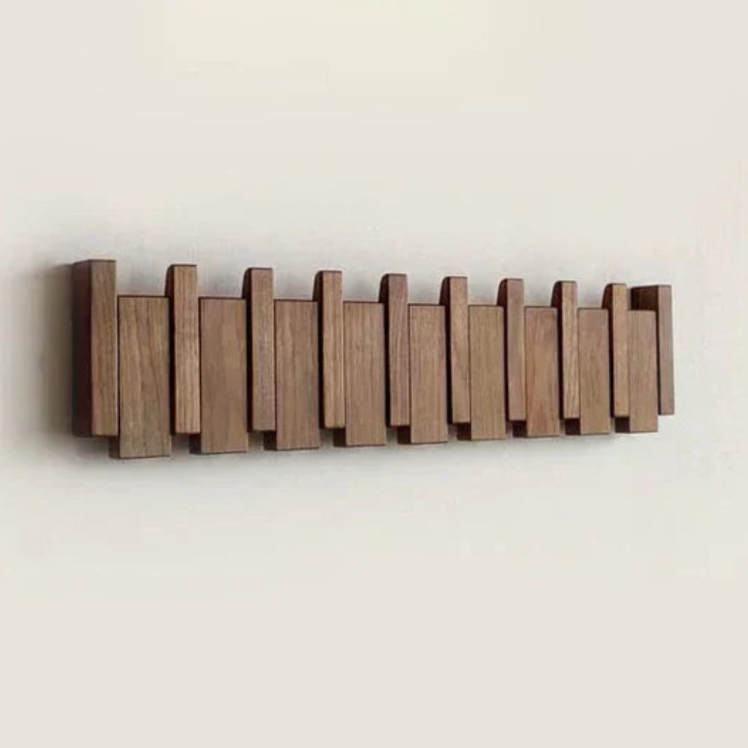 Porte manteau en bois mural