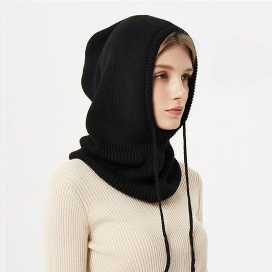 Bonnet tricoté en cachemire pour femme