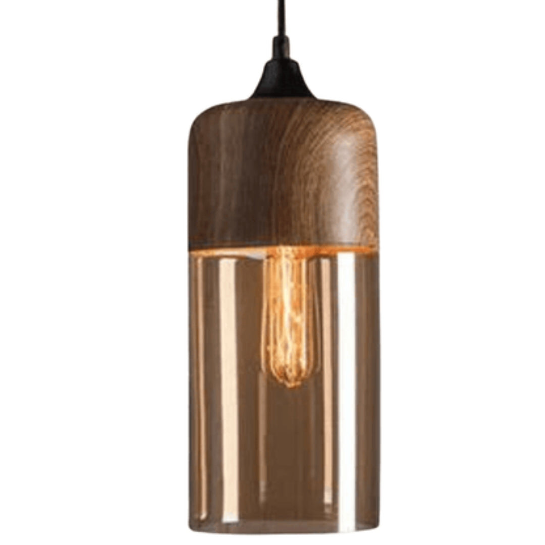 Plafonnier scandinave moderne en bois