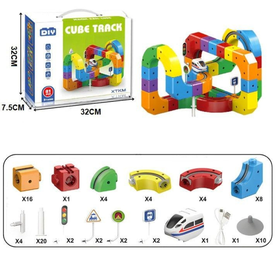 Circuit de Train Magnétique 3D – Construire, Apprendre & S’Amuser à l’Infini