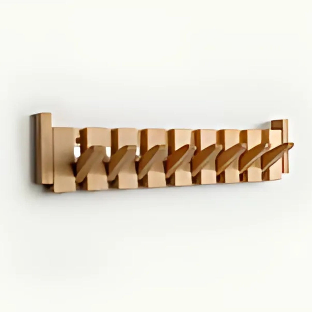 Porte manteau en bois mural