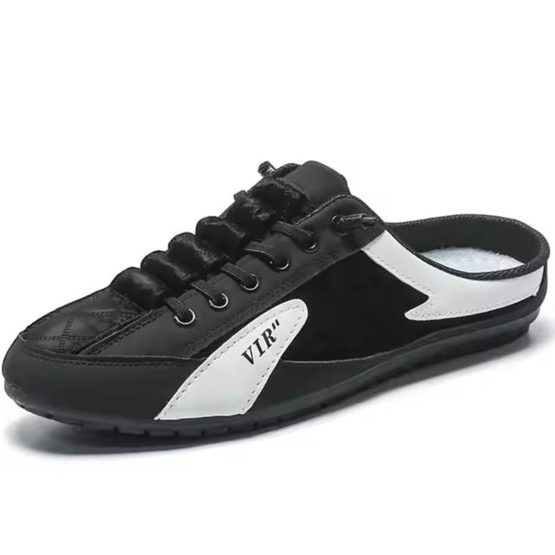 Baskets Sans Dossier Homme – Confort Slip-On & Style Décontracté