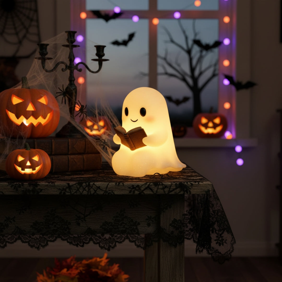 Lampe Fantôme Lumineuse – Une Touche de Magie et de Douceur