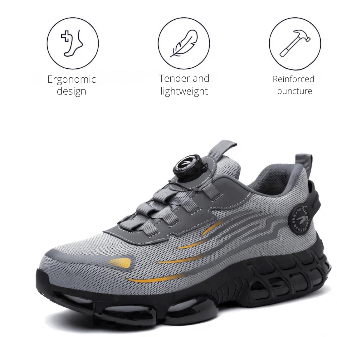 Chaussures de Travail Homme – Confort Orthopédique & Adhérence Antidérapante
