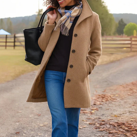 Manteau Long Classique Femme