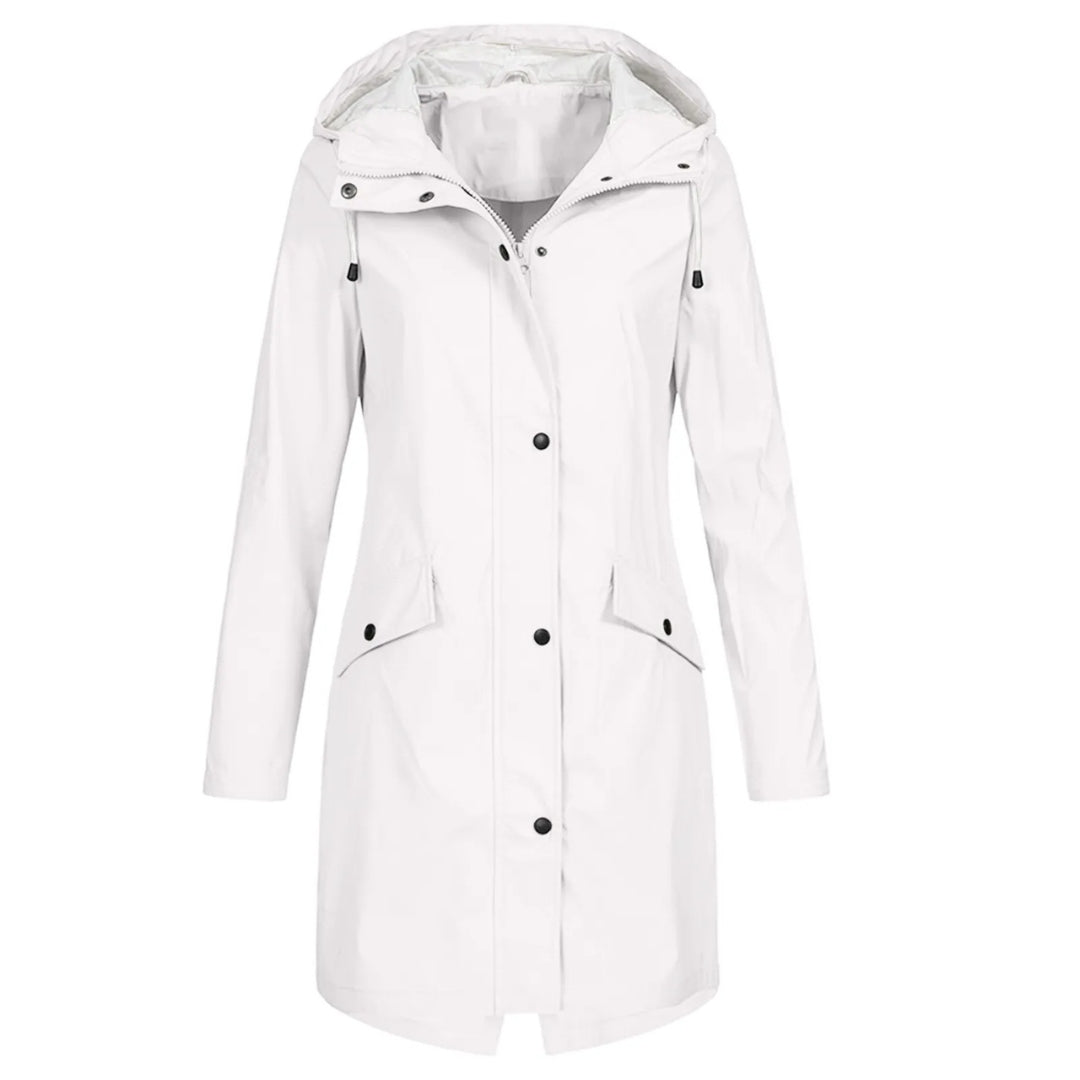 Veste imperméable à capuche – Spéciale grande taille, élégance et protection par tous les temps