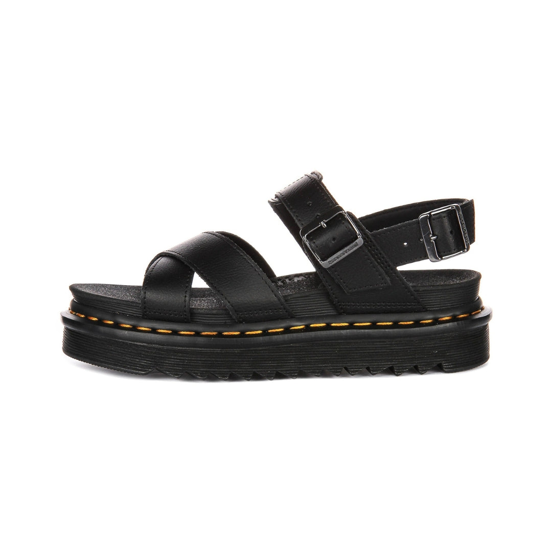Sandales en cuir pour femme, avec une semelle épaisse confortable