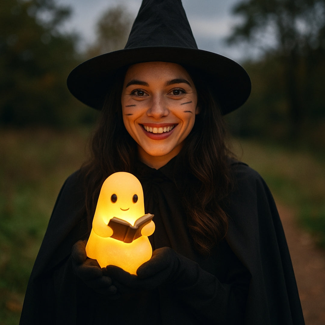Lampe Fantôme Lumineuse – Une Touche de Magie et de Douceur