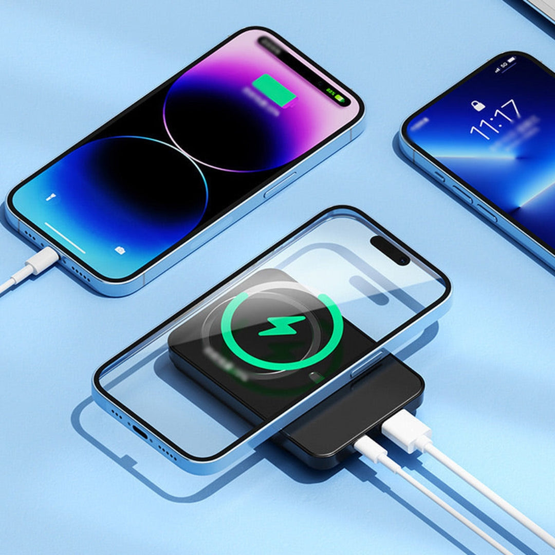 Chargeur Rapide Sans Fil Power Bank 20 000 mAh