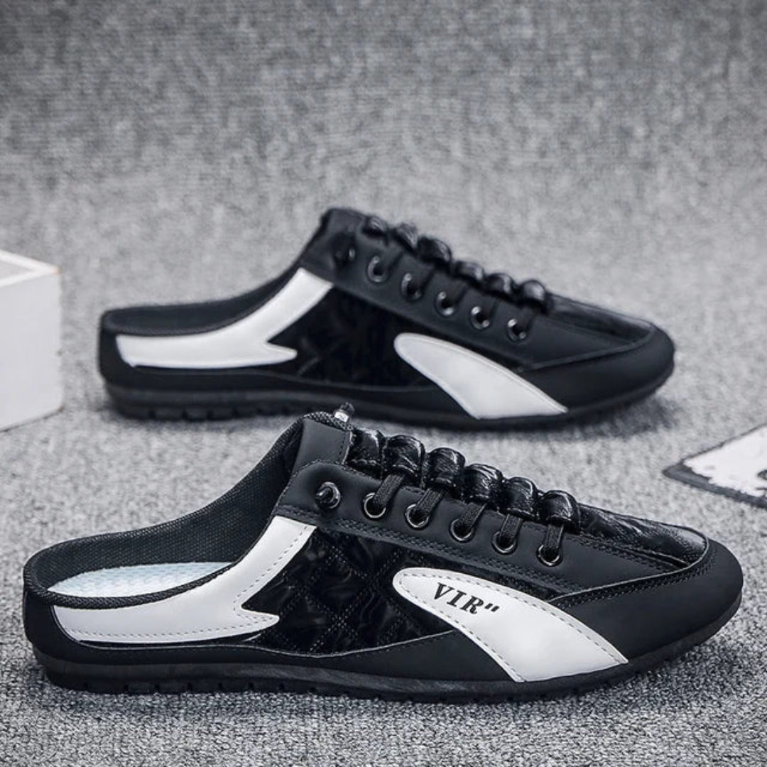 Baskets Sans Dossier Homme – Confort Slip-On & Style Décontracté