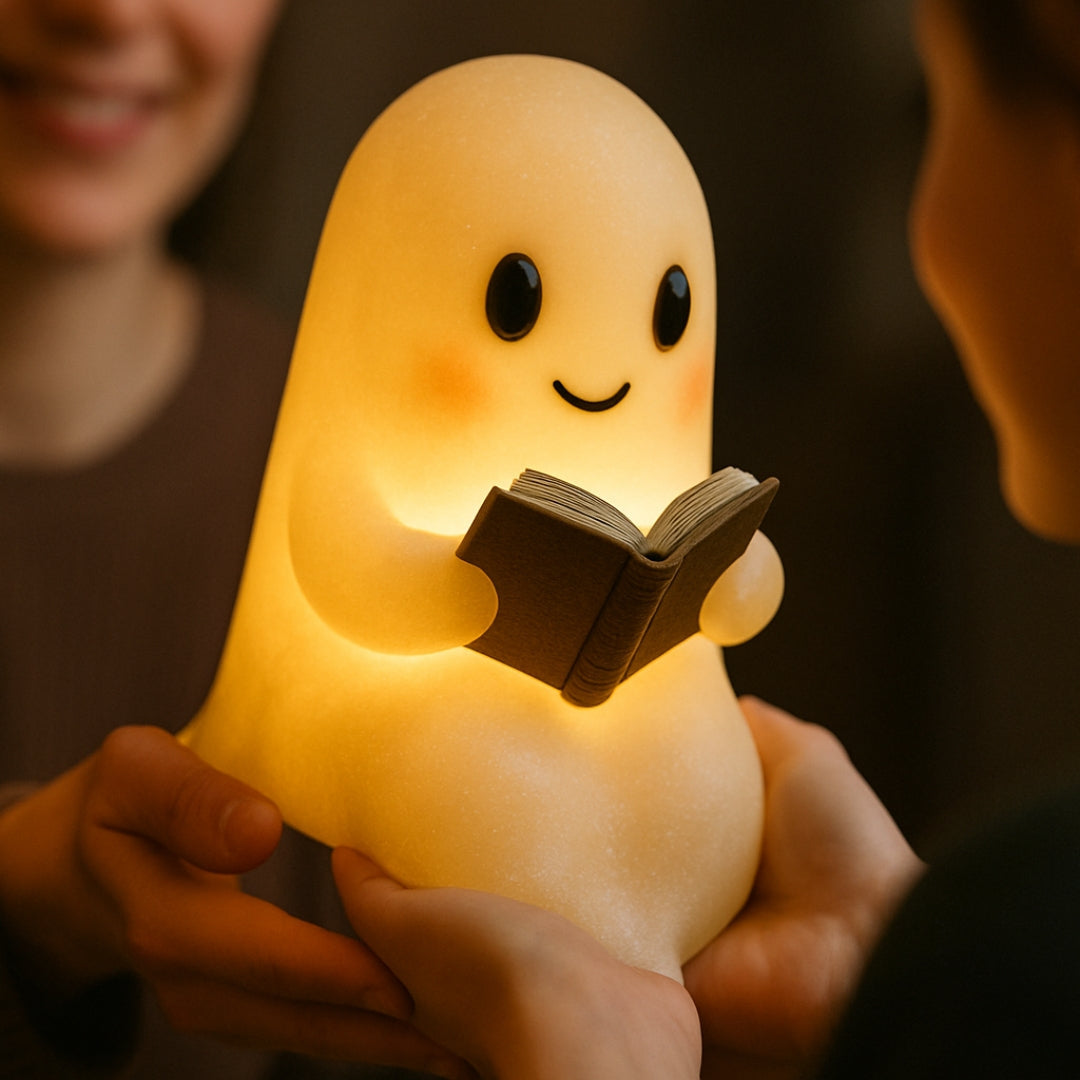 Lampe Fantôme Lumineuse – Une Touche de Magie et de Douceur