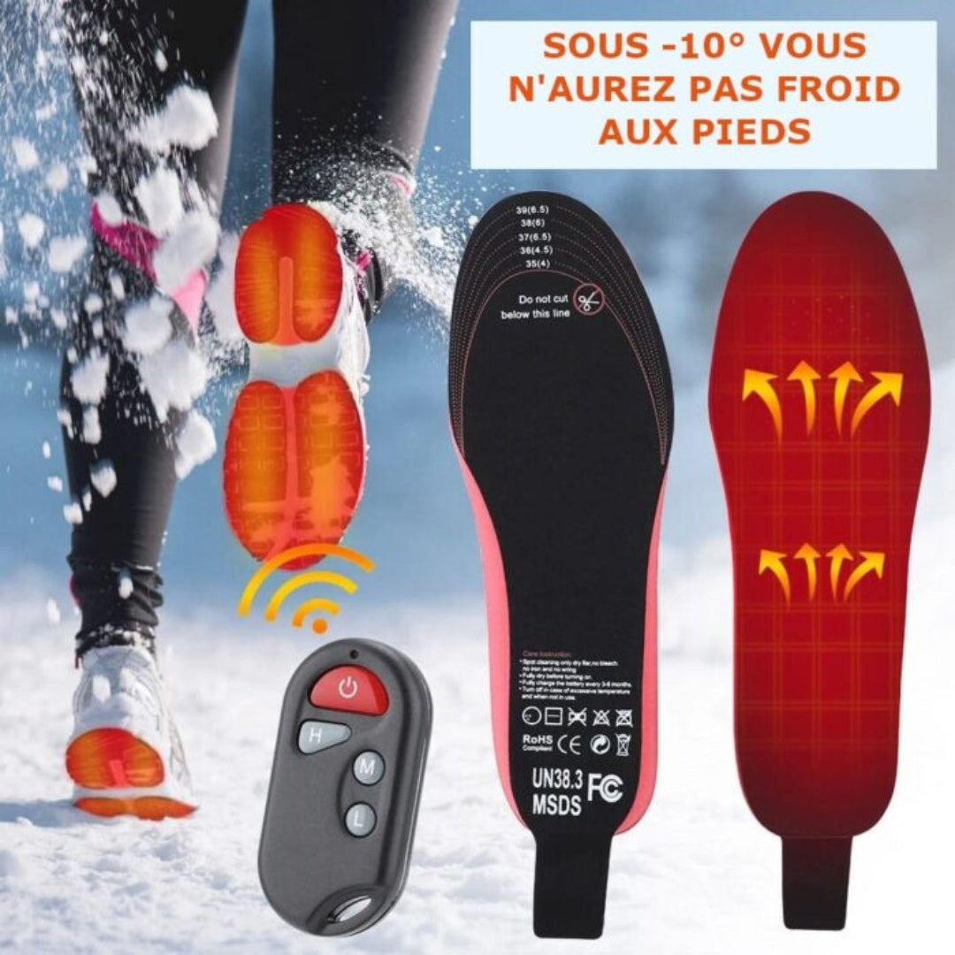 Semelles Chauffantes Rechargeables