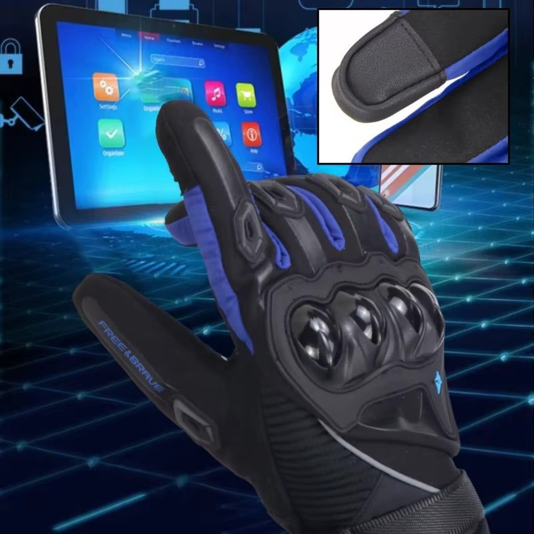 Gants moto hiver imperméables et coupe-vent