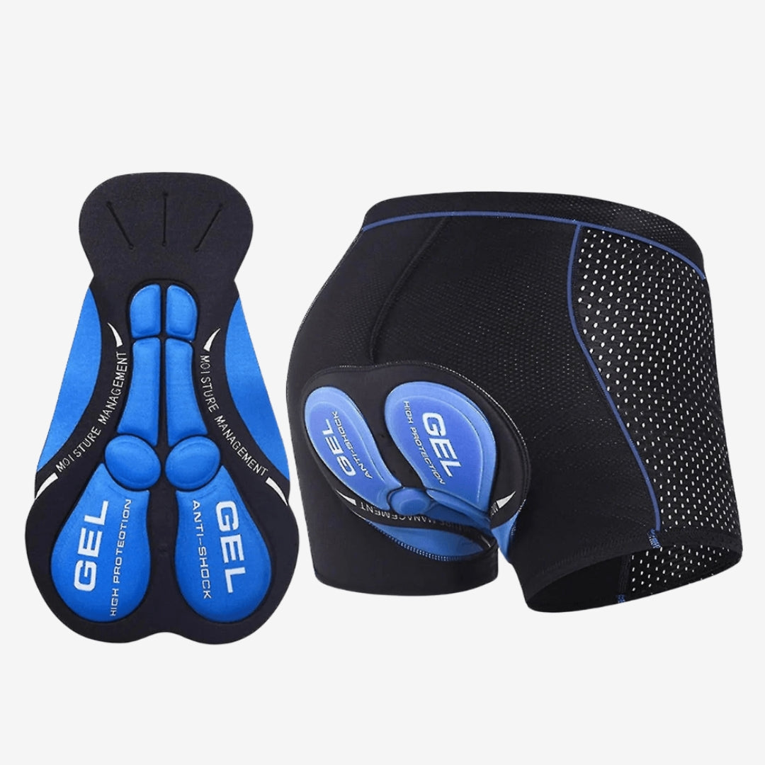 Sous-short cyclisme avec insert gel respirant et confort durable