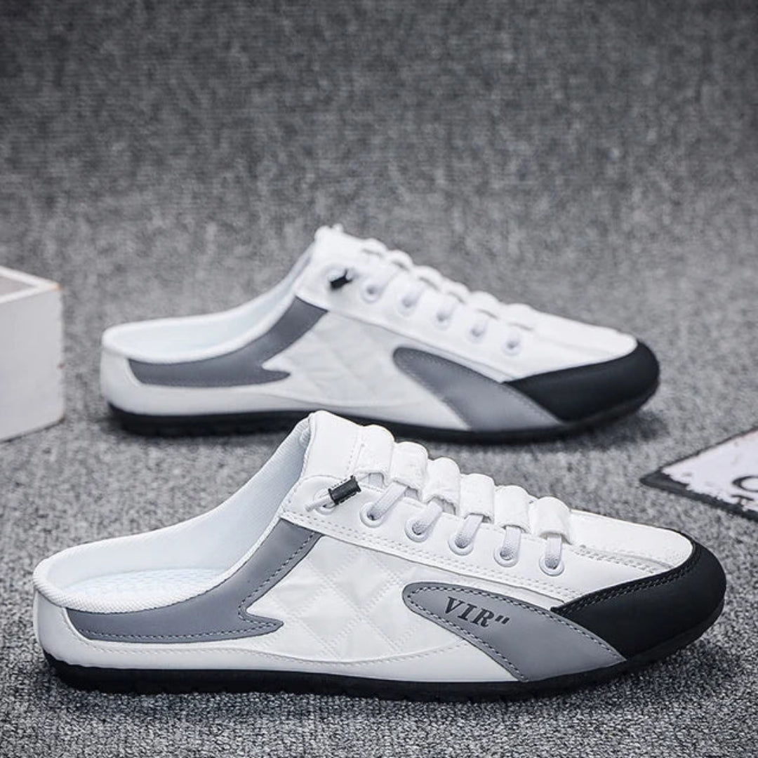 Baskets Sans Dossier Homme – Confort Slip-On & Style Décontracté