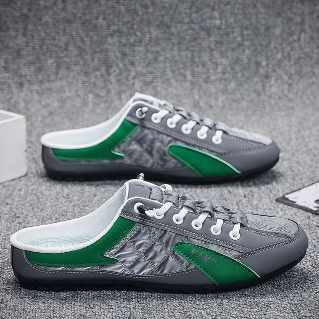 Baskets Sans Dossier Homme – Confort Slip-On & Style Décontracté