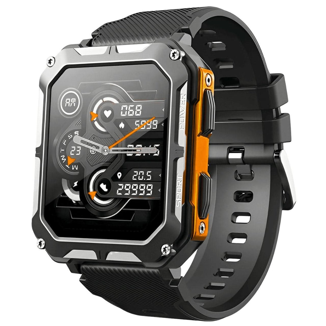 Montre Connectée Ultra-Résistante – Performance, Résistance et Connectivité Sans Compromis