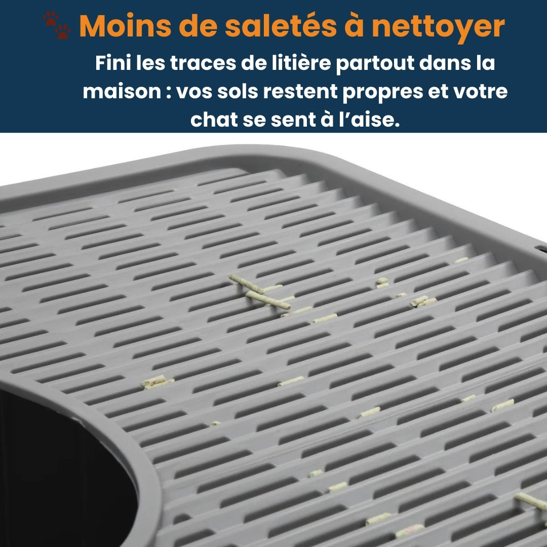 Bac à litière pliable pour chat