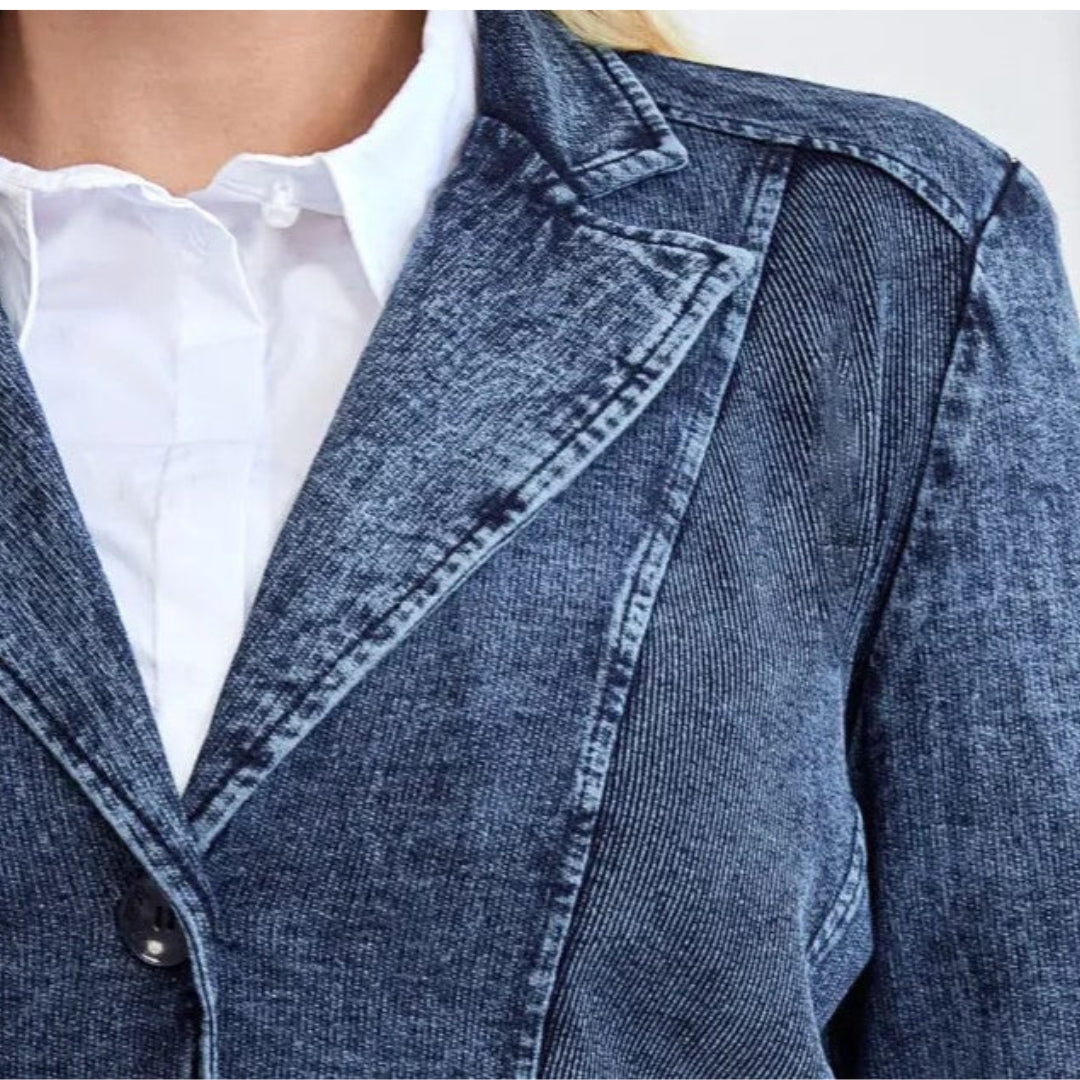 Costume en jean grande taille