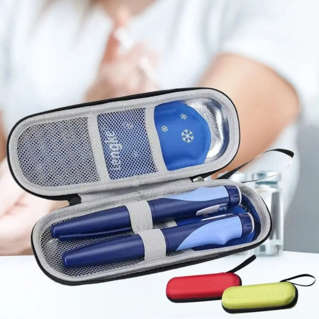 Sac Isotherme pour Insuline avec Poche de Gel – Étui Compact de Voyage 20 cm