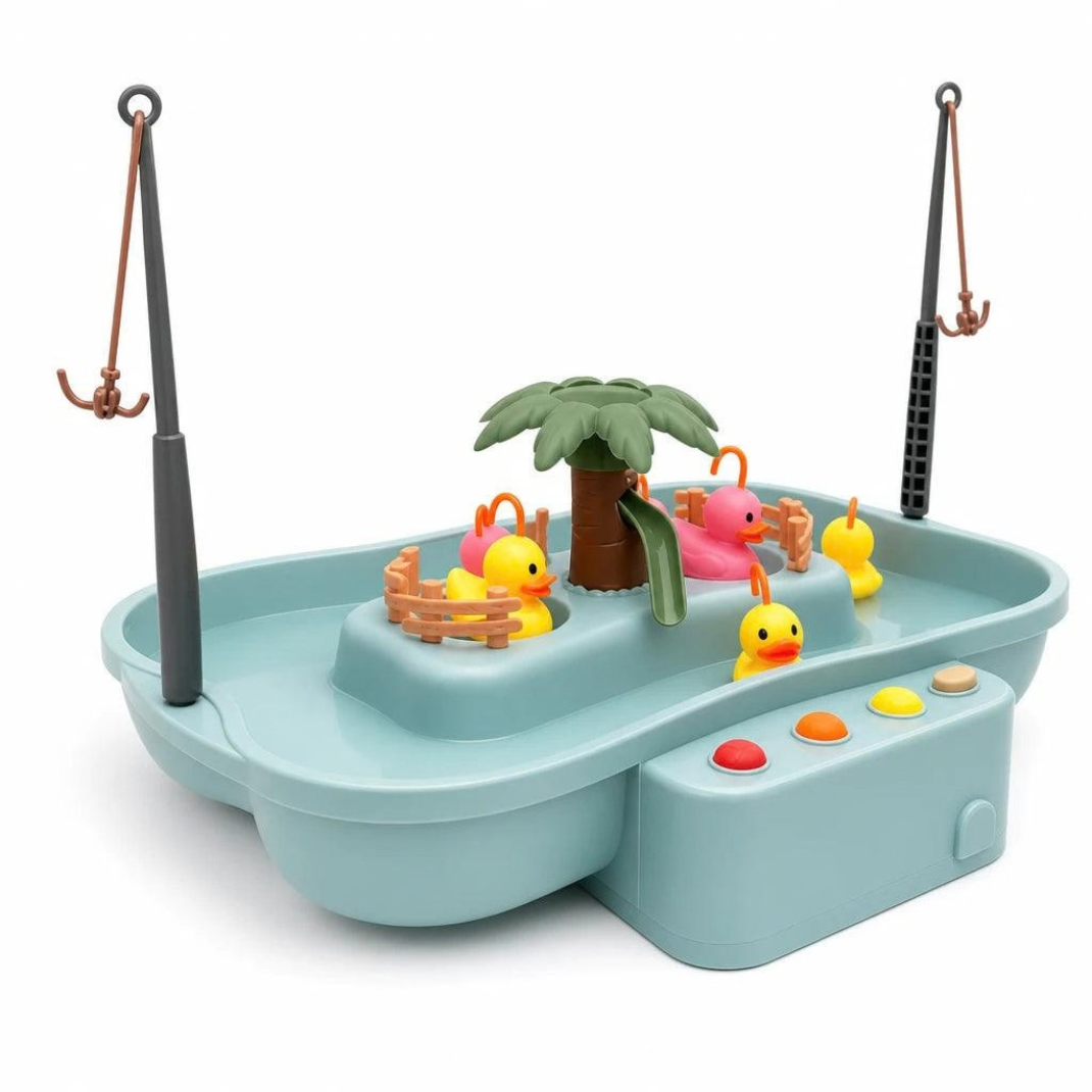 Jeu de Pêche Aquatique pour Enfants – 2 Cannes, Canards & Accessoires dès 3 Ans