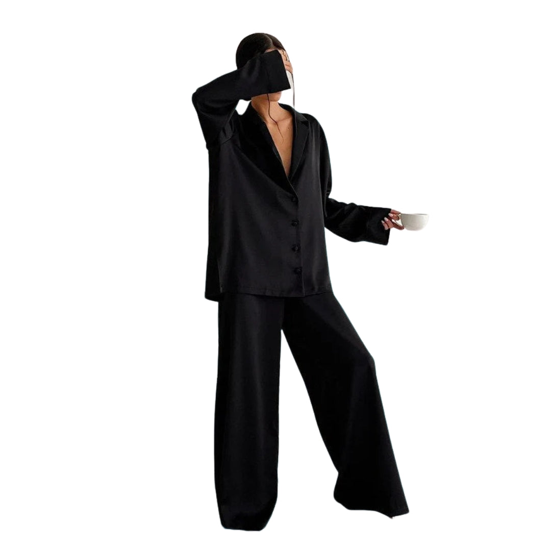 Ensemble Pyjama Femme Doux et Stylé – Confort & Élégance au Quotidien