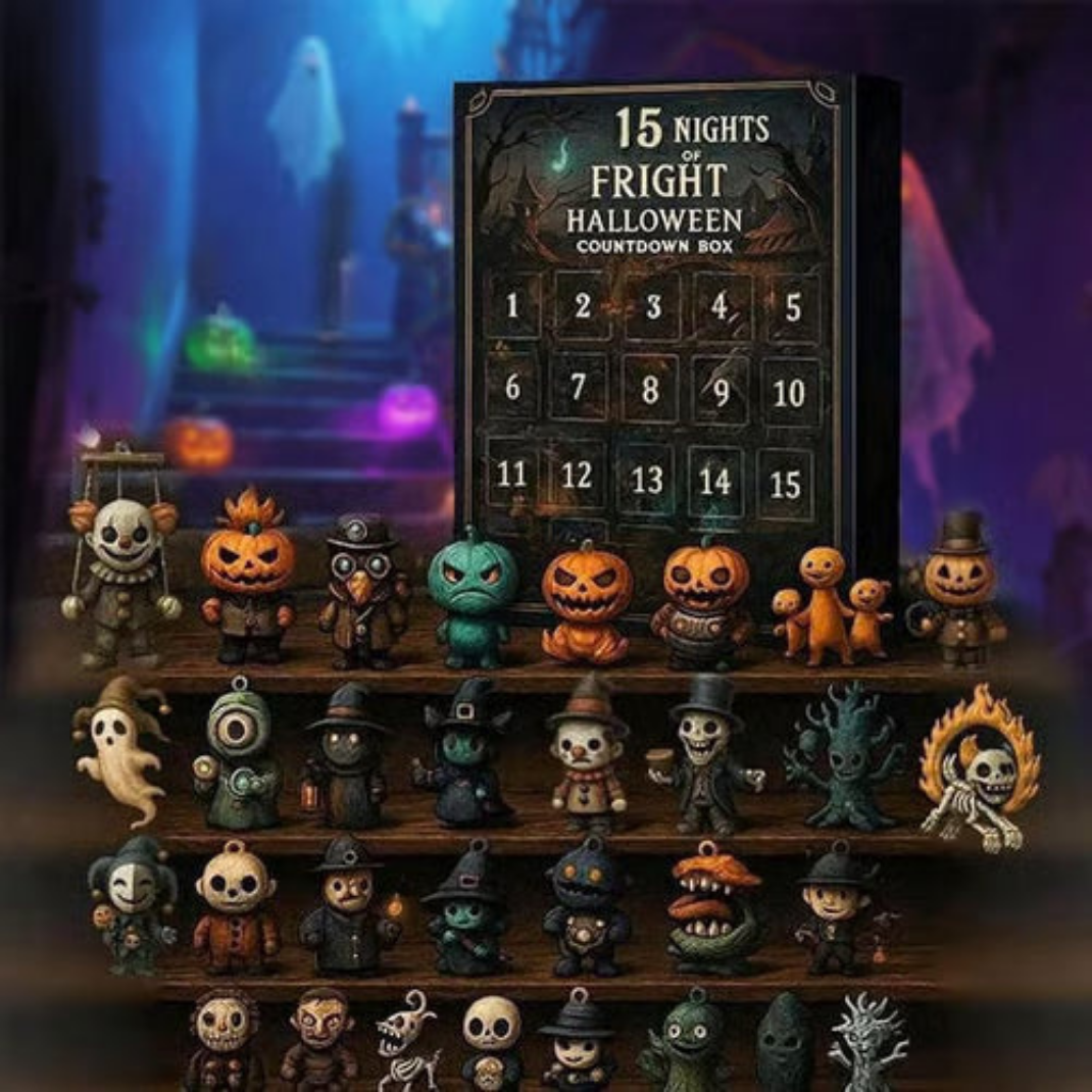 Calendrier Halloween 31 Jours avec 31 Figurines