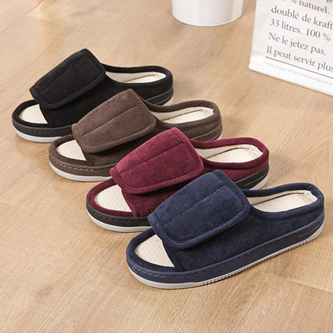 Pantoufles Extra-Larges Ajustables – Confort pour Pieds Sensibles & Gonflés