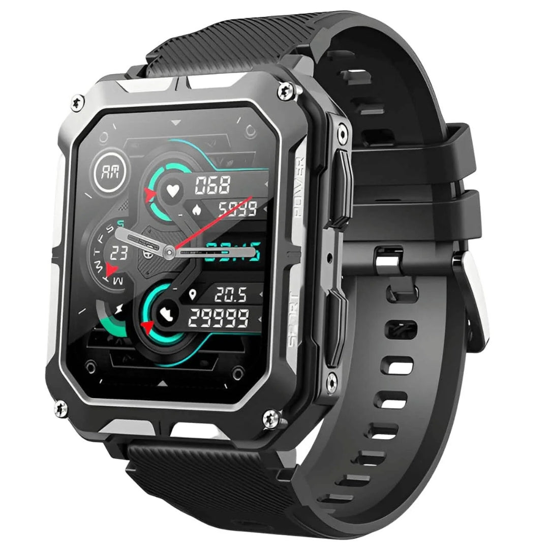 Montre Connectée Ultra-Résistante – Performance, Résistance et Connectivité Sans Compromis