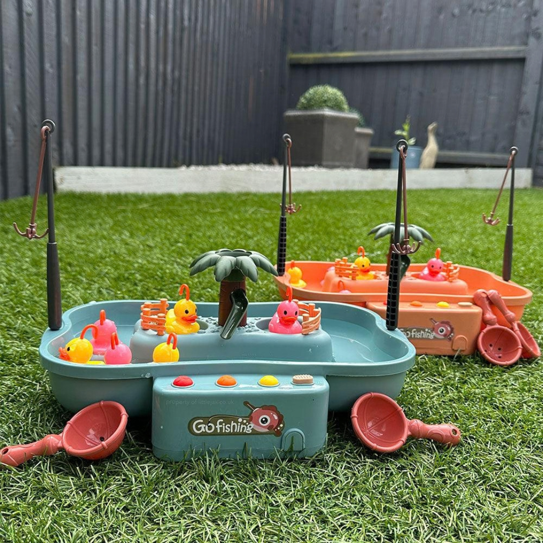 Jeu de Pêche Aquatique pour Enfants – 2 Cannes, Canards & Accessoires dès 3 Ans