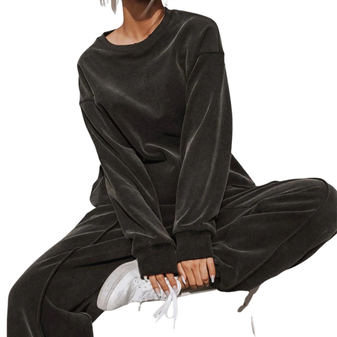 Pyjama d’intérieur grande taille pour femme – Confort absolu et style décontracté